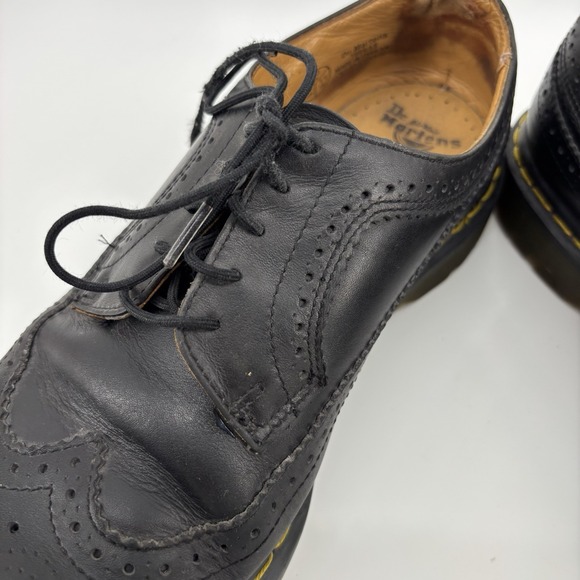 VTG Dr. Doc Martens Shoes‎ Mens US 13/UK 12 Black Docs 3989/59 Brogues Wingtips main image 9
